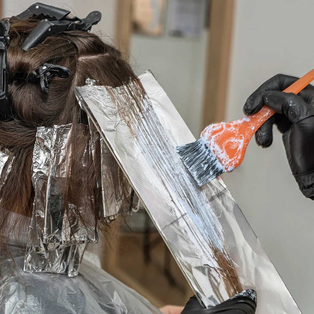 200pcs Hair Coloring Aluminum Foil 12cmx14cm Tin Aluminum Foil Sheets Hairdressing Perm Foil for Salon Barber Shop Viralgem Store