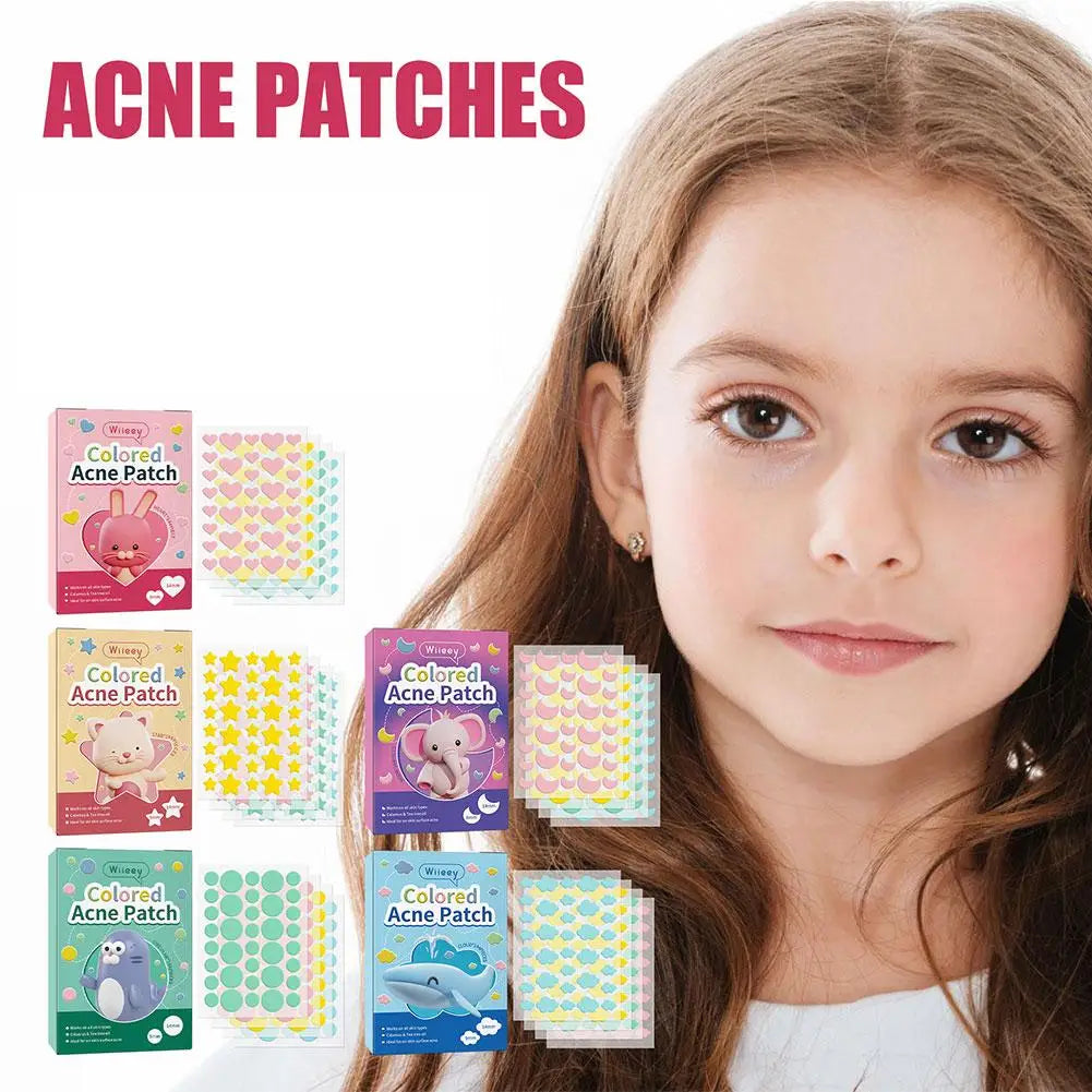 144PCS Star Pimple Patch Acne Colorful Invisible Acne Removal Skin Care Stickers Concealer Face Spot Beauty Makeup Tools Viralgem Store