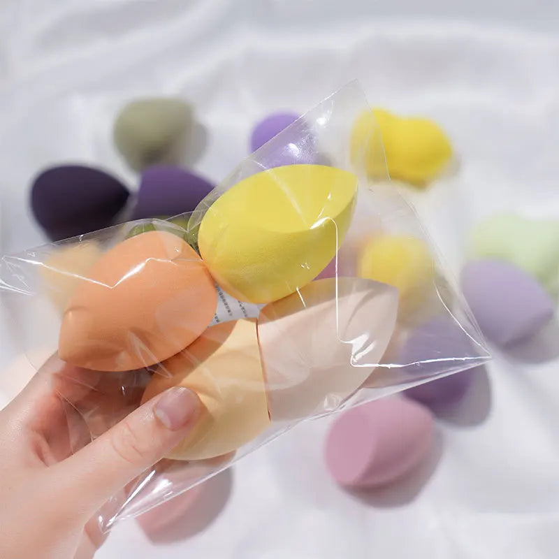 4pcs/set Makeup Sponge Beauty Egg Cosmetic Puff Foundation Sponges Powder Puffs Women Make Up Accessories