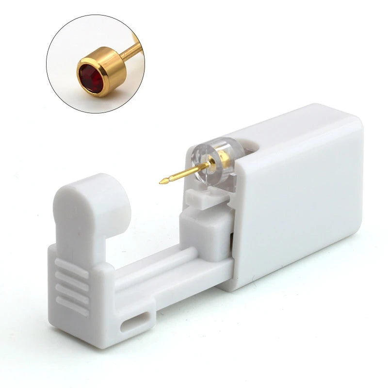 1PC Disposable Sterile Ear Piercing Unit Cartilage Tragus Helix Piercing Gun NO Pain Piercer Tool Machine Kit Stud Body Jewelry Viralgem Store