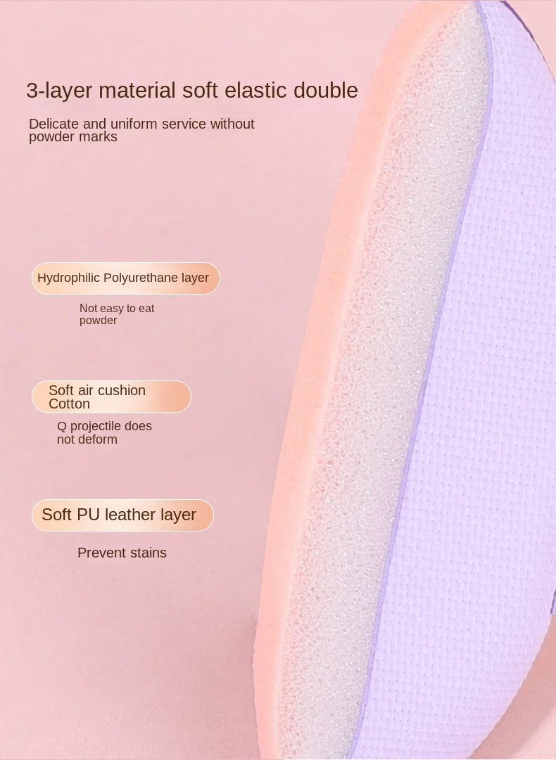 10Pcs Mini Finger Puff Foundation Small Air Cushion Powder Sponge Face Concealer BB Cream Cosmetic Applicator Makeup Tools Viralgem Store