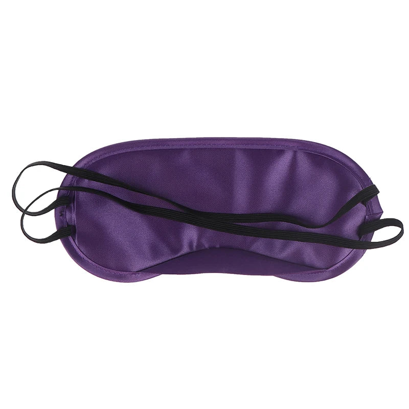 1PC Silk Eye Mask Eyeshade Cover Shade Soft Blindfold Travel Eyepatch Natural Sleeping Eye Patch Sleep Mask Women Men