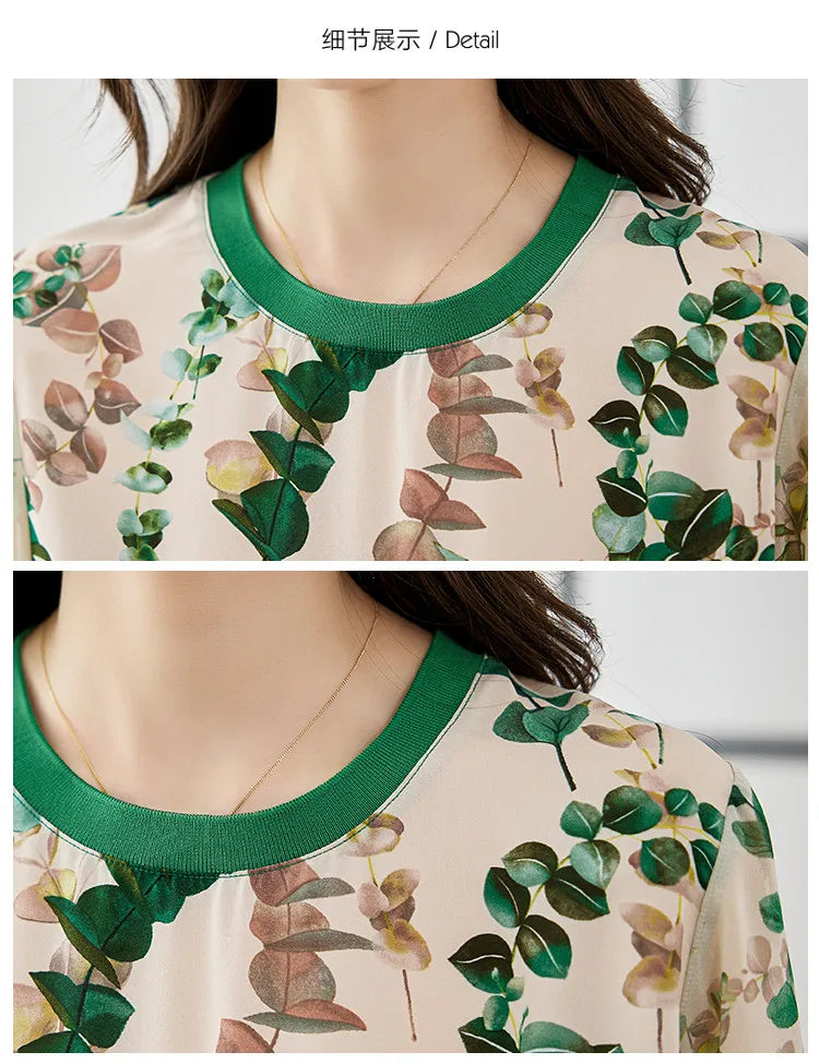 Trendy Ladies' Unique Design Short Sleeve T-shirts Fashion Print Tees for Women Cool Summer Daily T-shirts Casual Top