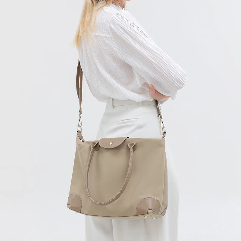 Women's Tote Bag Large Capacity Waterproof Oxford Cloth Women Shoulder Bag Luxury Designer Crossbody Bags Foldable Handbags Viralgem Store