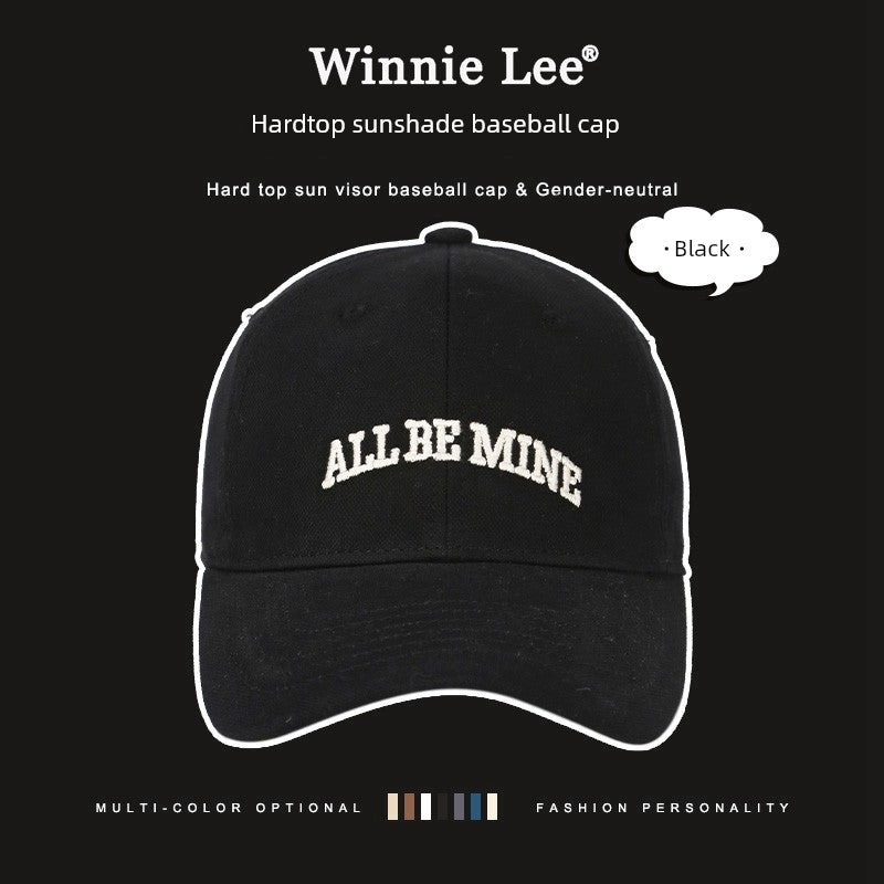 Winnie Lee Face-Looking Little Girl Deepening Hard Top Hat