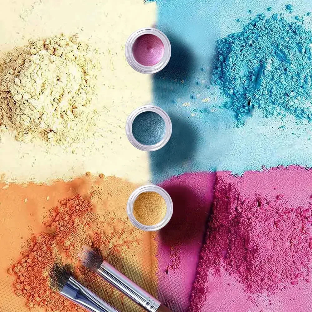 10pcs Make Up Jar Cosmetic Sample Empty Container Plastic Round Lid Small Bottle Eyeshadow Cream Travel Pot 2g 3g 5g 10g 15g 20g