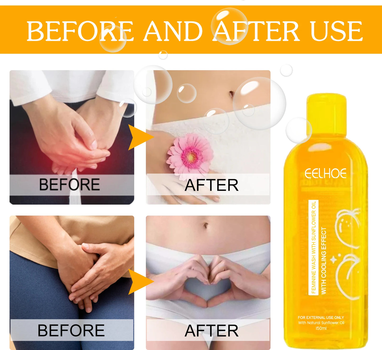 Women Shower Gel Body Private Parts Cleansing Refreshing Oil Control Moisturizing Long-Lasting Fragrance Anti Itch Shower Gel