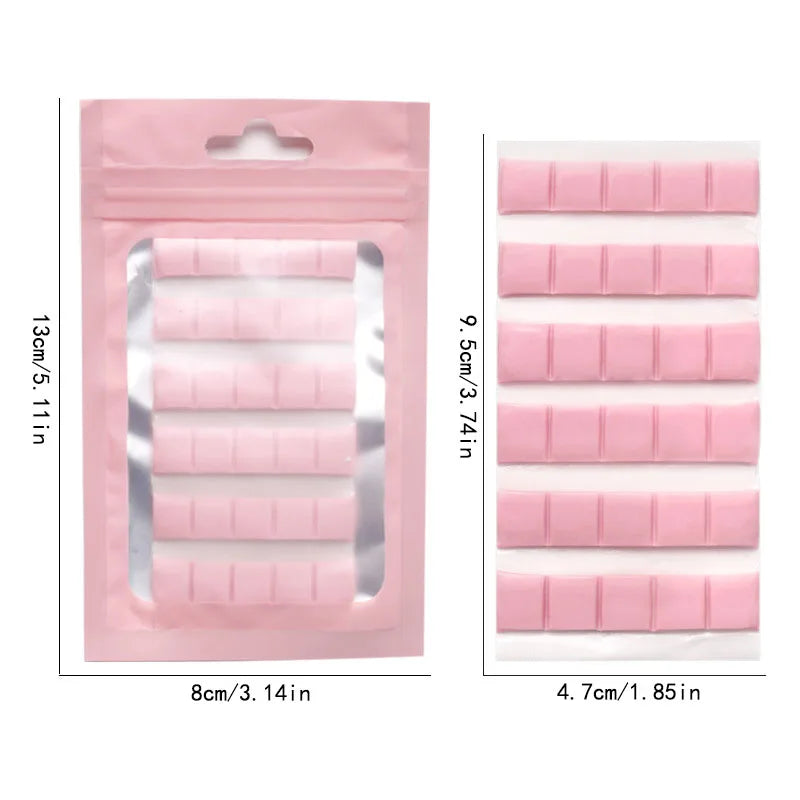 Acrylic nail practice stand, magnetic nail tip art display stand, nail enhancement tool with reusable adhesive putty clay, used