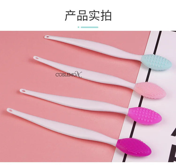 1/3pcs Silicone Cleansing Brush Beauty Skin Care Wash Face Blackhead Removal Scrub Soft Deep Cleaning Exfoliator Cleanser Tool
