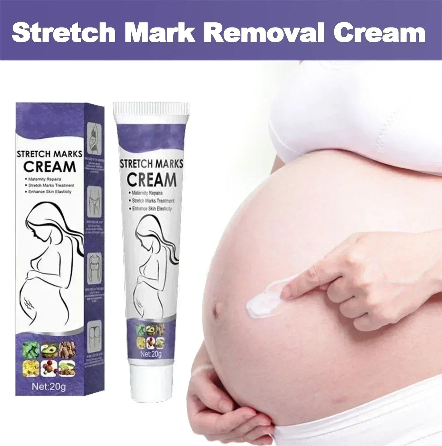 Stretch Mark Removal Cream Permanently Removes Stretch Marks Rejuvenates Skin Stretch Mark Removal Cream Viralgem Store