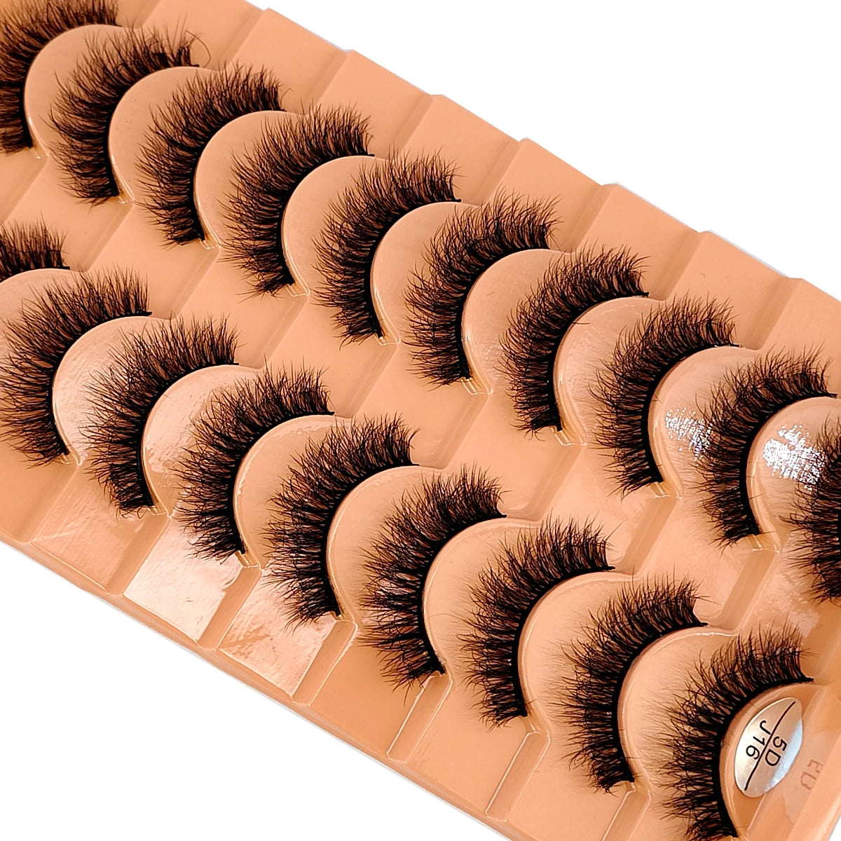 10 Pairs 3D Faux Mink Lashes Fluffy Soft Beauty Wispy Natural Short False Eyelashes Curly lashes Makeup Classic Thick eyelashes