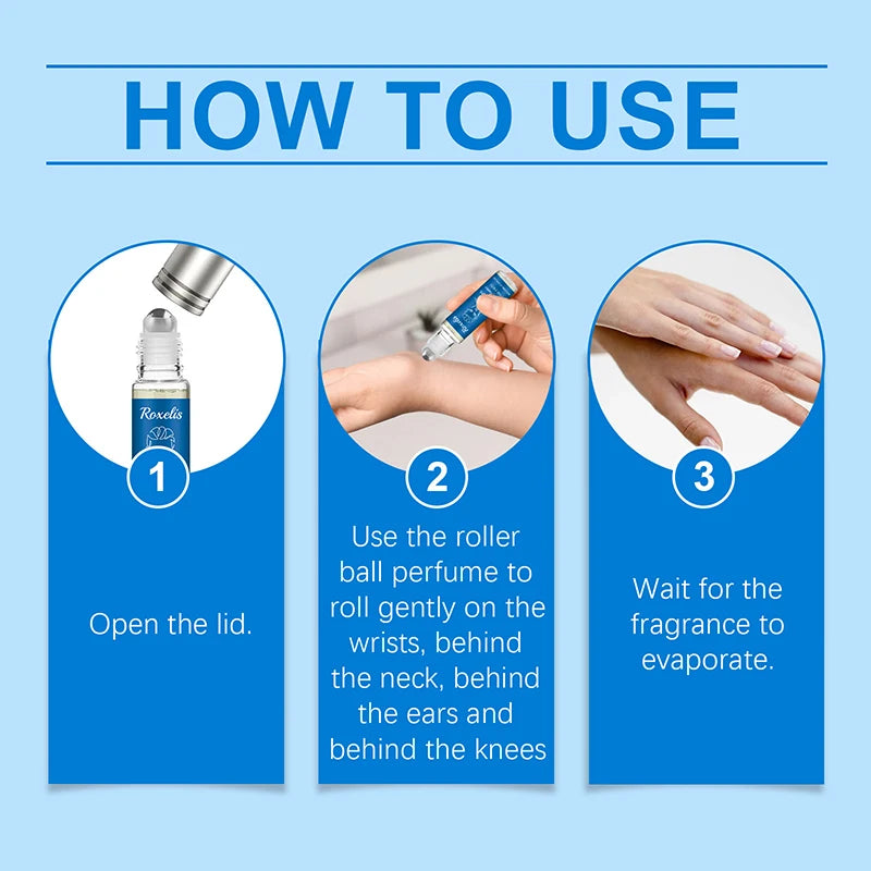 10ml Men/women Pheromone Roller Perfumel Long Lasting Natural Refresh Body Essence Fragrance Attracts Men/women Dating Perfum