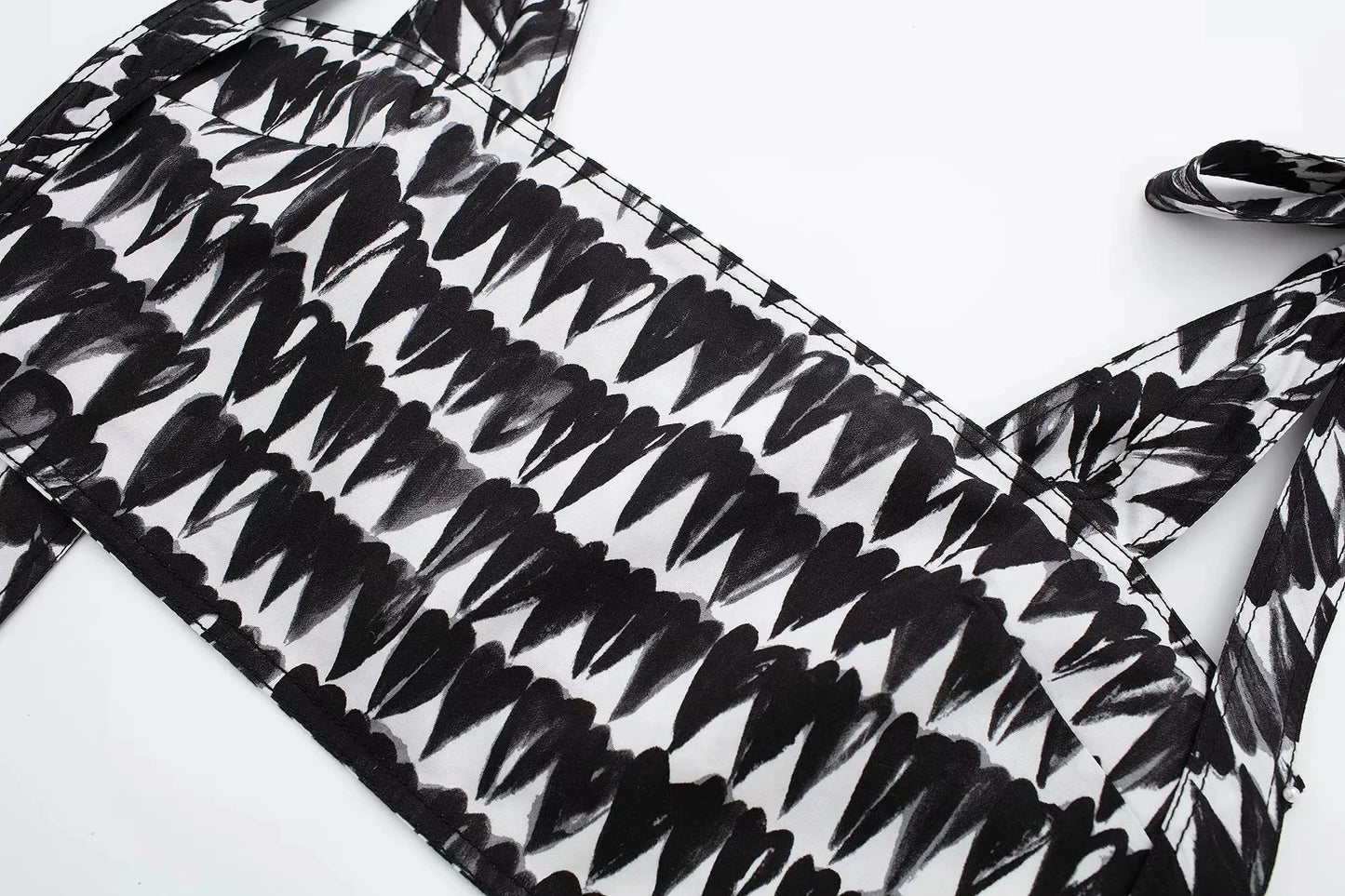 TRAFZA Women Fashion Geometric Print Skirt Zipper Fly High Waist Slim Midi Skirts Vintage Y2k 2024 Women Casual Streetwear TRAF Viralgem Store