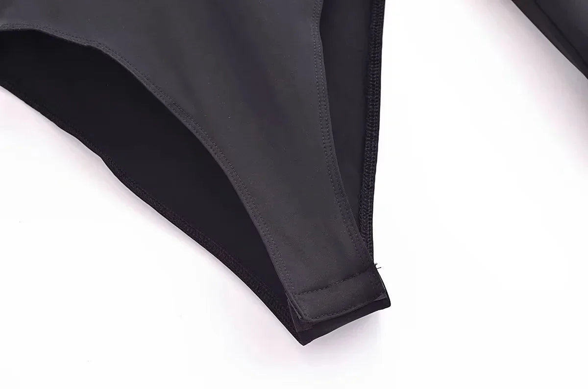 TRAF 2024 Women's Long Sleeve Body High Neck Lingeries Bodysuit Woman Basic Bodysuit Tops For Women Elegant Women's Bodys