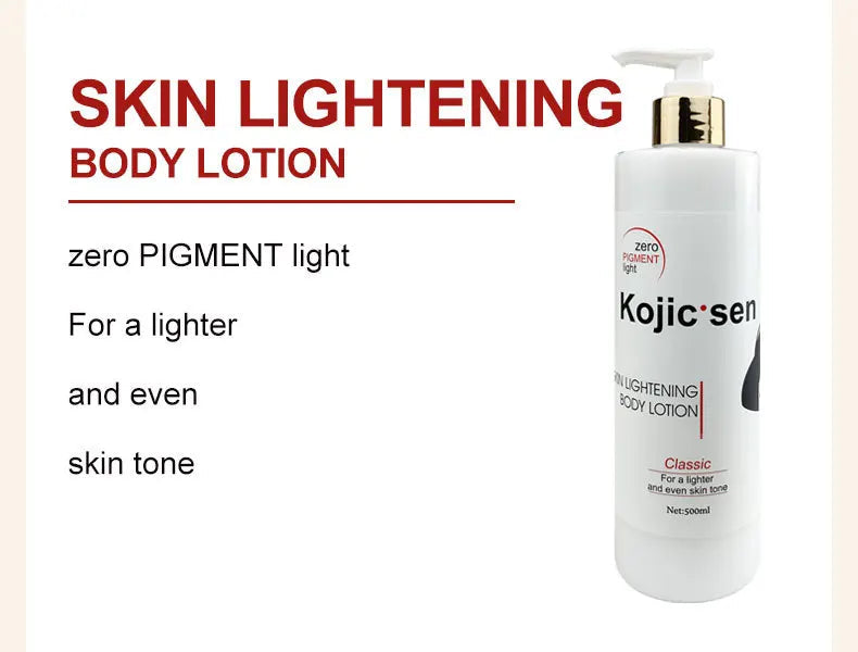 500ml Fast Whitening Cream For Dark skin Kojic Sen Moisturizing Lightening Body Lotion Skin Care for Flawless Even Skin Tone Viralgem Store