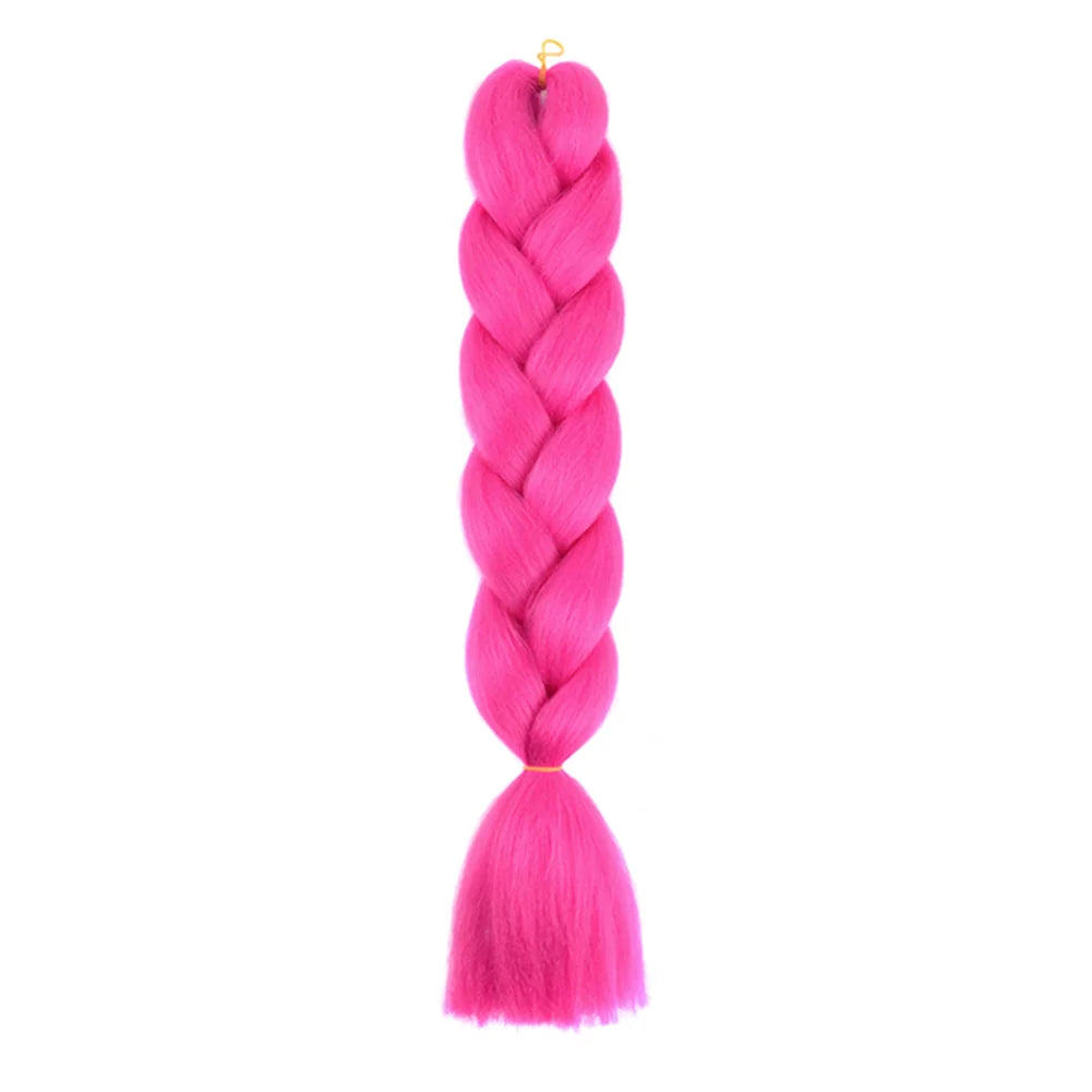 24 Inches DIY Jumbo Braiding Hair Synthetic Hair Extensions Afro Ombre Crochet Braid Hair Wholesale For Women