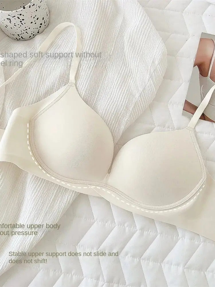 UBAU High-quality lingerie With Beautiful Back, Women's Small Breasts, Sagging-proof, Seamless And Rims-Free Bra
