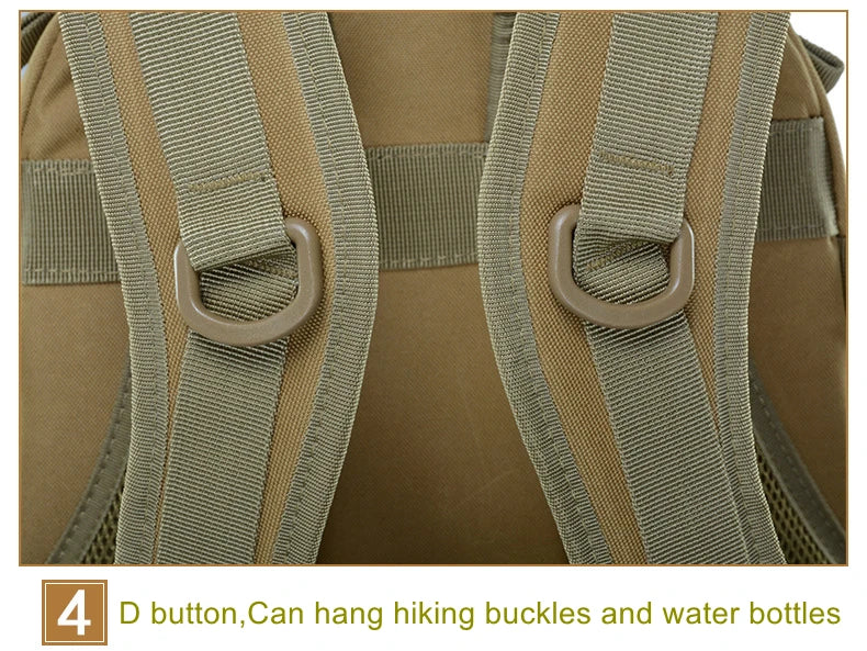 25L 900D Nylon Waterproof Backpack Outdoor Military Rucksacks Tactical Sports Camping Hiking Trekking Fishing Hunting Bag