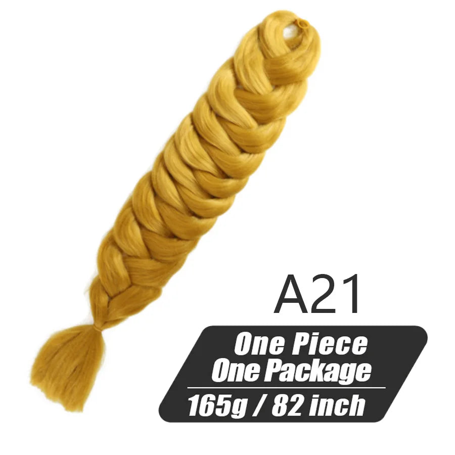 Xpression Crochet Hair Jumbo Braids Hair Kanekalon Expression Hair for Braids Synthetic Braiding Hair Extensions For Women