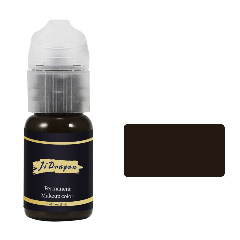 15ml Tattoo ink Pigment Color Paint Set Mix Permanent Makeup Microblading Eyebrow Lip Eyeliner SMP Beauty PMU Body Art Supplies