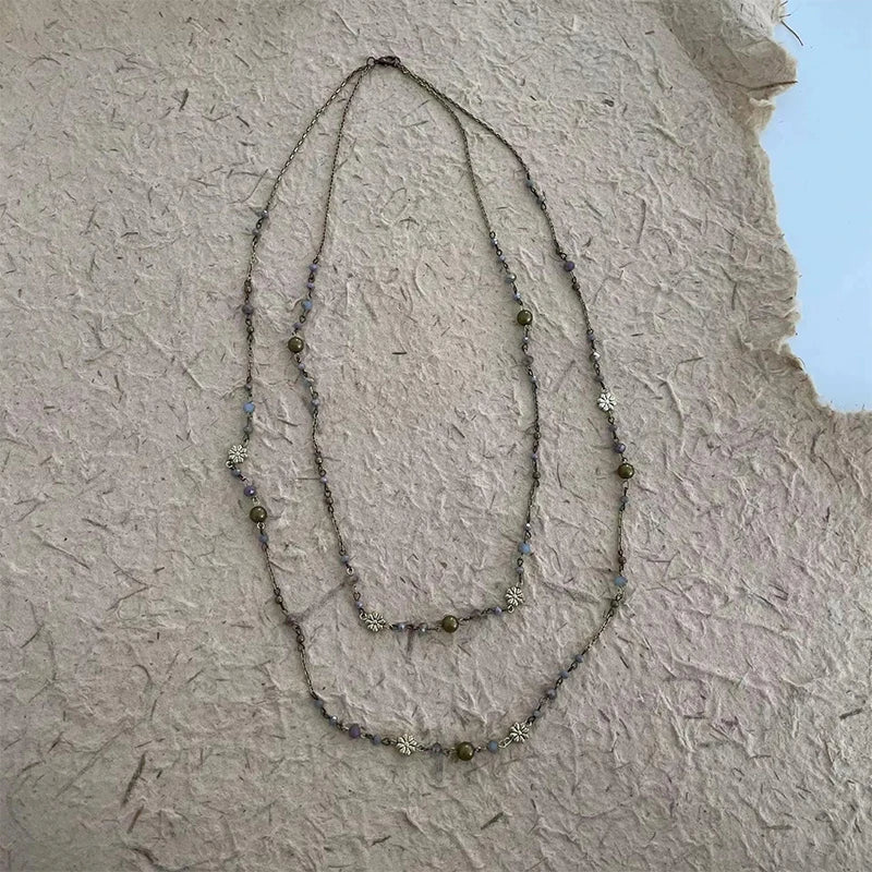 1PC Bohemian Beaded Long Sweater Necklace Women's Fashion Stackable Long Necklace Viralgem Store