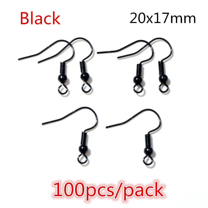 50-200pcs DIY Jewelry Making Accessories Findings Earring Hooks/Jump Rings/Lobster Clasps Craft