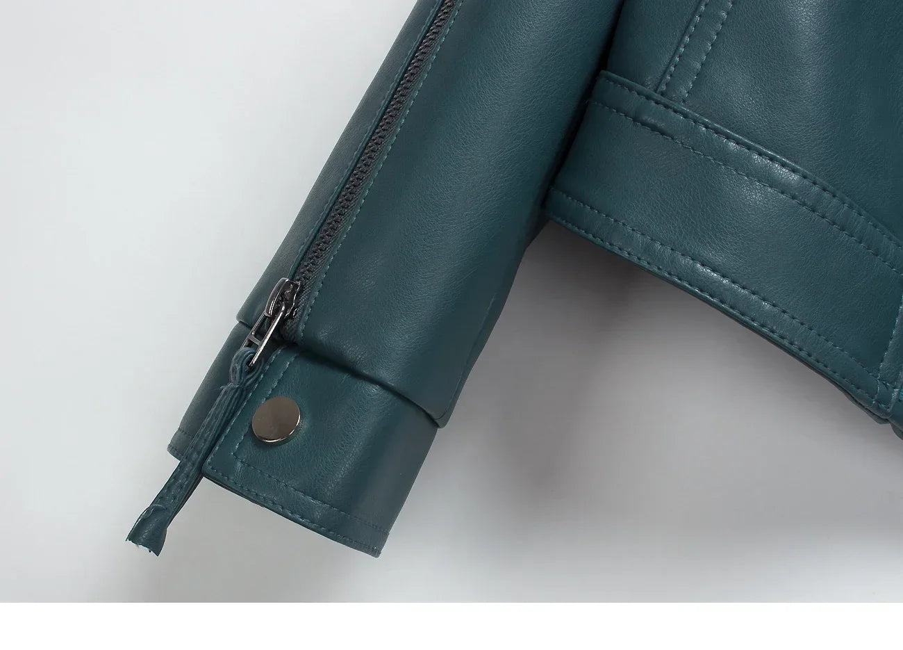 Spring Autumn Vintage Faux Leather Jacket Women Brown Moto Biker  Leather Coats Casual Street Wear Zipper PU Basic Outwear