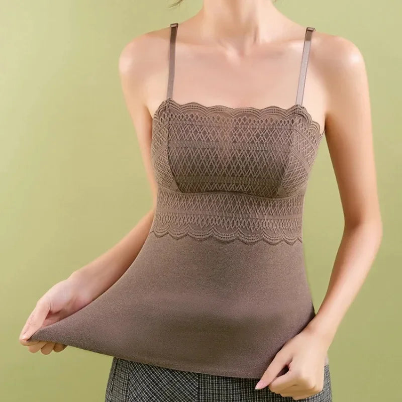 Women's Thermal Underwear Thermal Women Clothing Winter Jersey Blouse Seamless Silk Fever High Elastic Bud Silk Bottom Lining