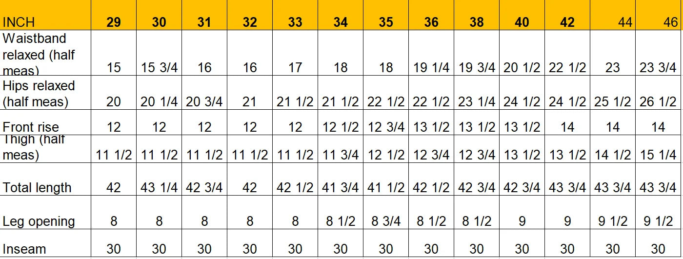 30L High waisted straight leg men's jeans