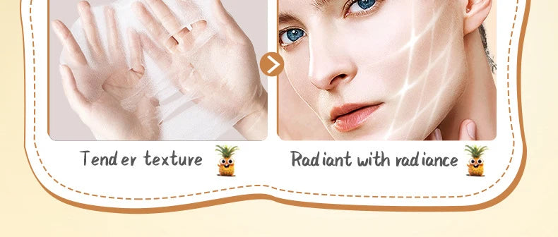 8pcs SADOER Fresh Fruits Face Mask Facial skincare Moisturizing Brightening Firming Hydrating Facial Masks for Face Skin Care Viralgem Store