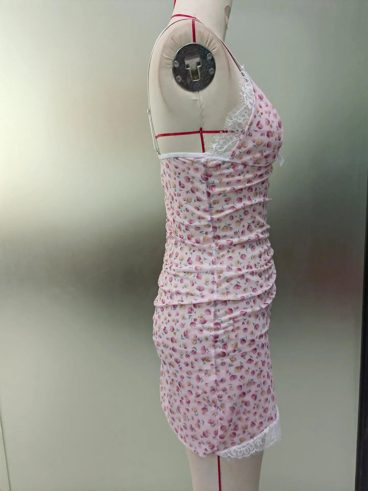 2PCS Women New Pajamas Summer Sexy Suspenders Mid-length Skirt Sexy Lingerie Women's Temptation Set Sexy Dresses Pijamas