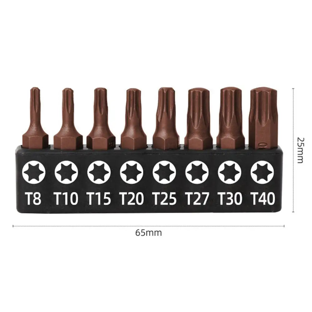 25mm 50mm 1/4 Screwdriver Bits Set S2 Steel Closs Phillips Slotted Hexagonal Solid Hollow Torx for Ratchet Wrench Hand Tools Viralgem Store