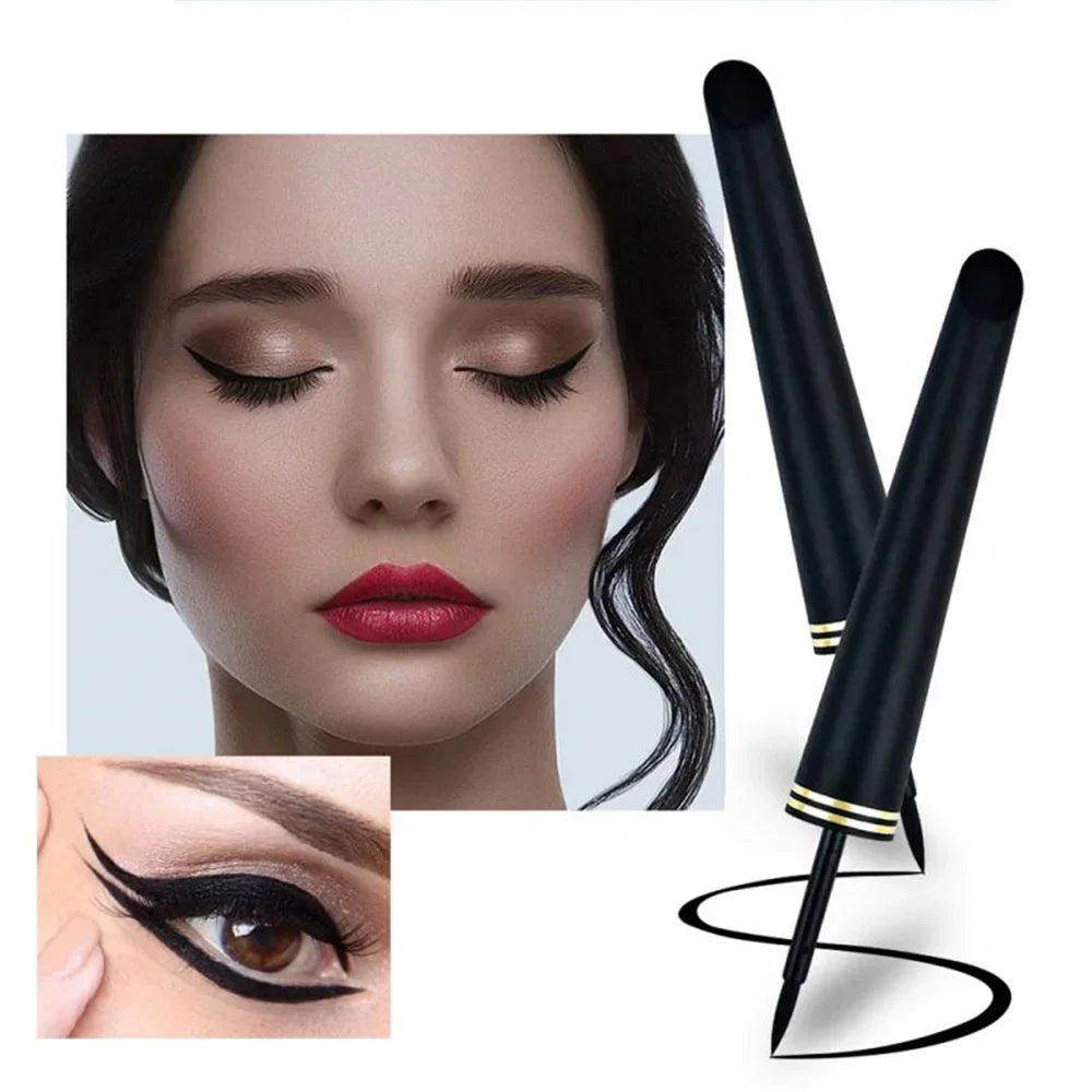 1Pc Black Eyeliner Long-lasting Waterproof Liquid Eye Liner Pen Pencil Quick Drying Easy to Wear Makeup Cosmetic Beauty Tool