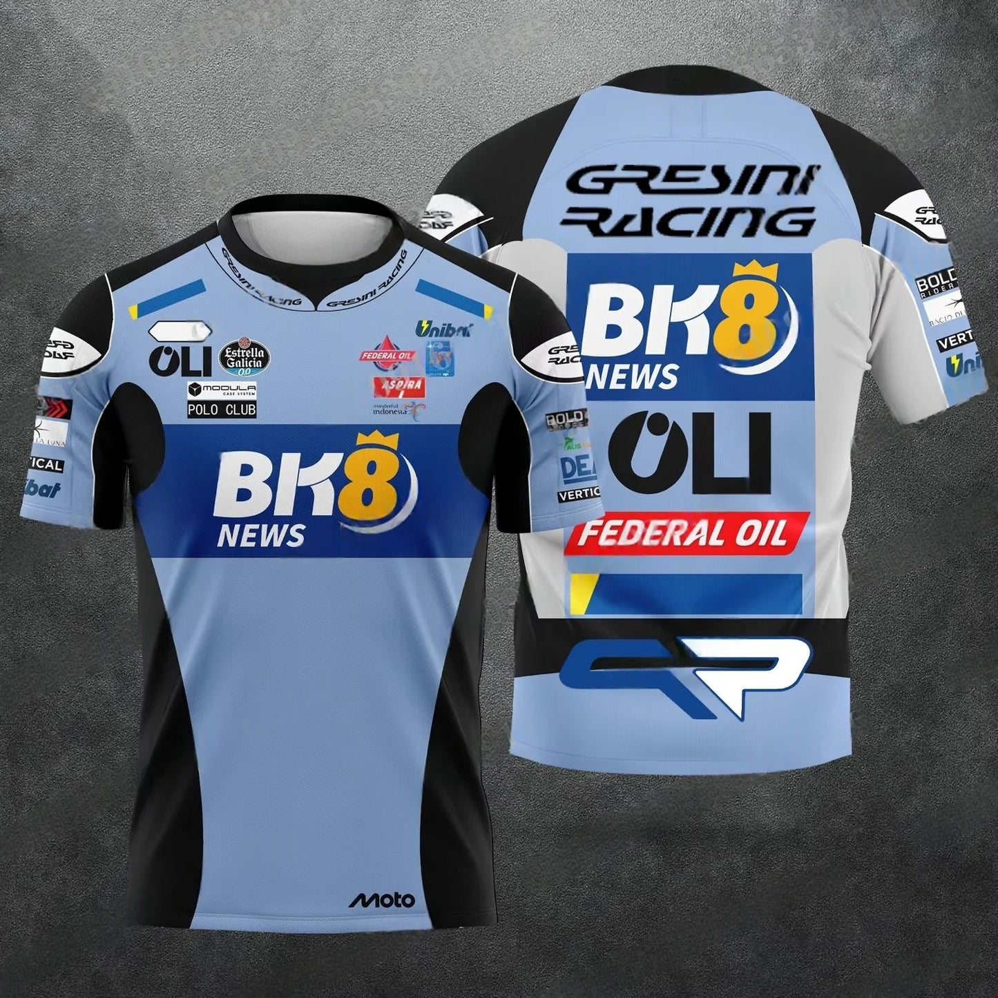 2025 Summer New Motorcycle GP Racing Suit Motorcycle Riding Top Alex Márquez # 73 Breathable Quick Drying Short Sleeved T-Shirt