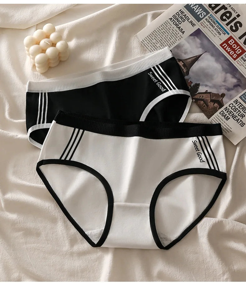 Women Panties Women Sexy Low Rise Briefs Sports Female Solid Color Breathbale Underwear Soft Lingerie