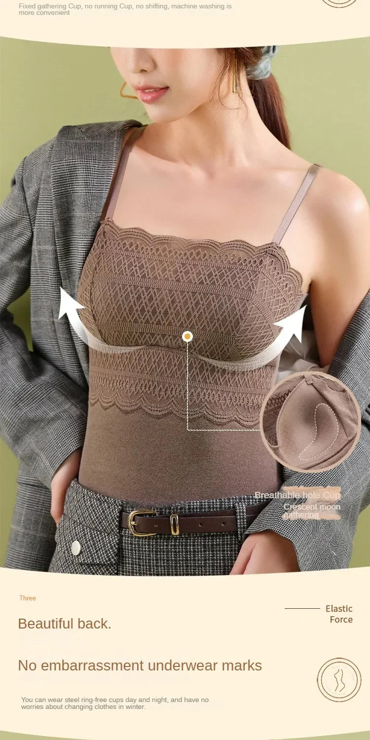 Women's Thermal Underwear Thermal Women Clothing Winter Jersey Blouse Seamless Silk Fever High Elastic Bud Silk Bottom Lining