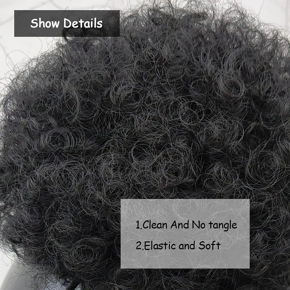 Synthetic Large Afro Puff Drawstring Ponytail Kinky Curly Bun HairPiece African American Clip in Updo Extensions for Black Women Viralgem Store