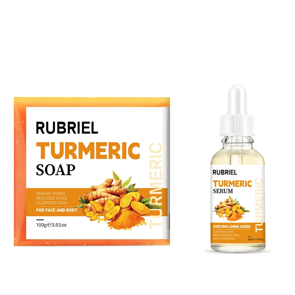 100g  Original Turmeric Soap For Dark Spot Skin Whitening Facial Body Hand Make Soap Bar Deep Cleaning Ginger Moisturizing Viralgem Store