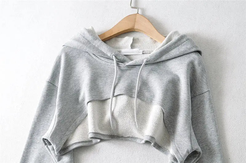 With Hat Hoodies Women Basic Design Young Korean Fashion Mujer All-match Teens Simple Cool Loose Y2k Cozy Street Wear Popular