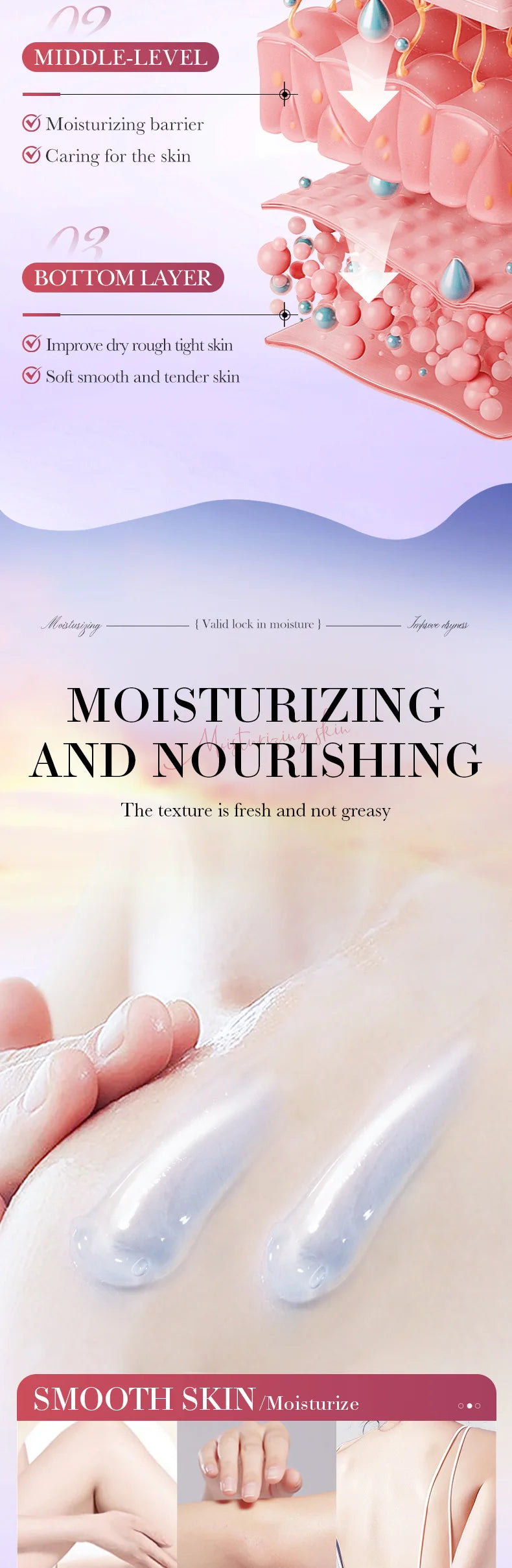 Vanilla Body Lotion 200ml Moisturizing And Nourishing for Autumn And Winter Cotton Candy Scented Body Milk Viralgem Store