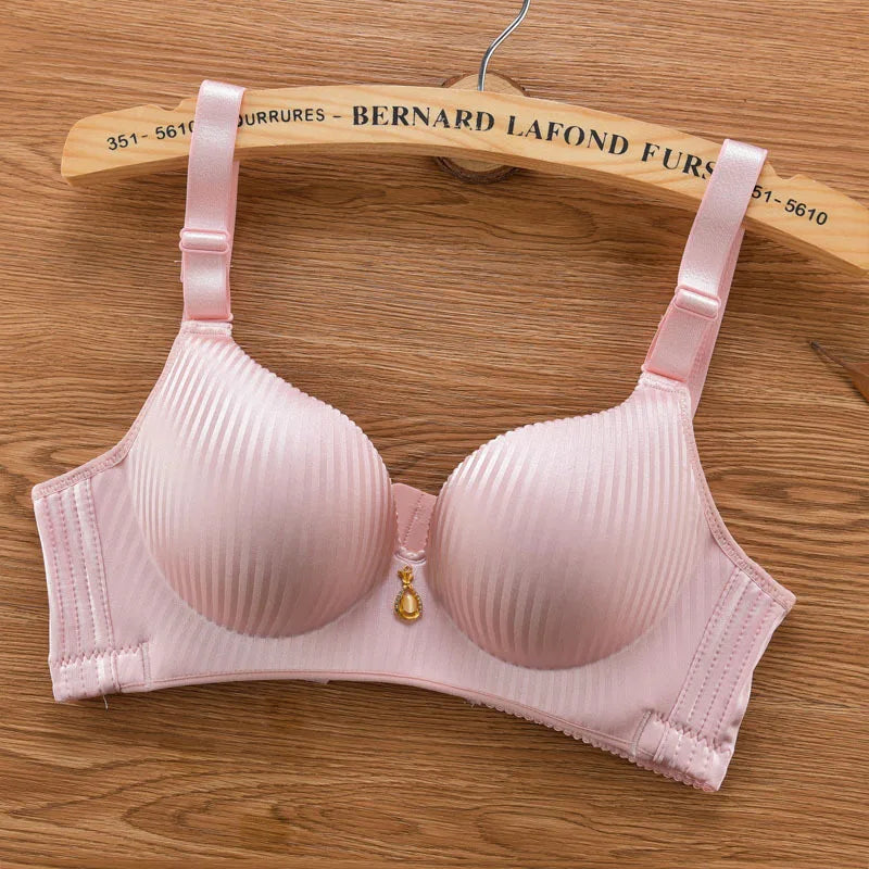 2024 New Girl's 8cm thickened Bra Steamed Bread Cup  Adjustable Underwear  No Mark  No Steel Ring  Breast Lingerie push up Bras
