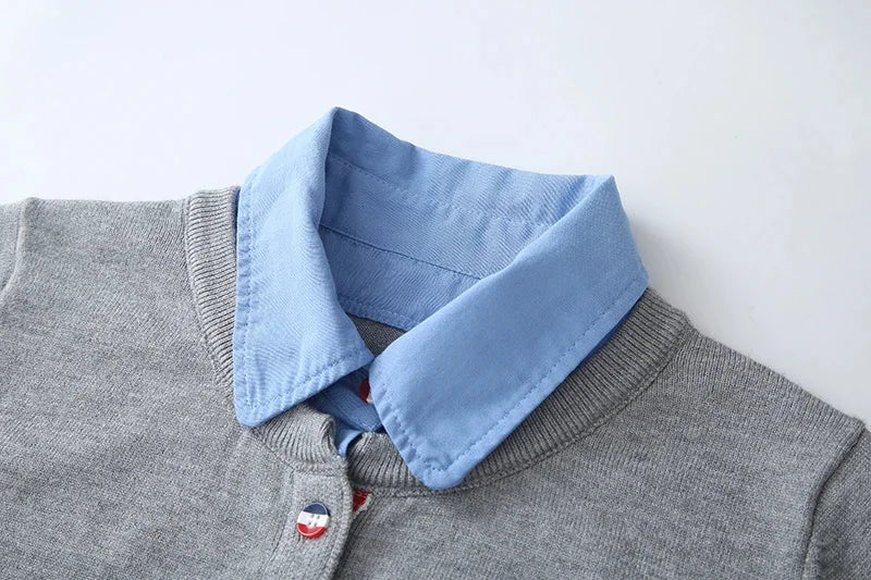 Sweater Korean Fashion Cardigan Women Y2k Tops Knit New Fall Winter 2025 Sweaters Clothes Long Sleeve Patchwork Kawaii Clothing