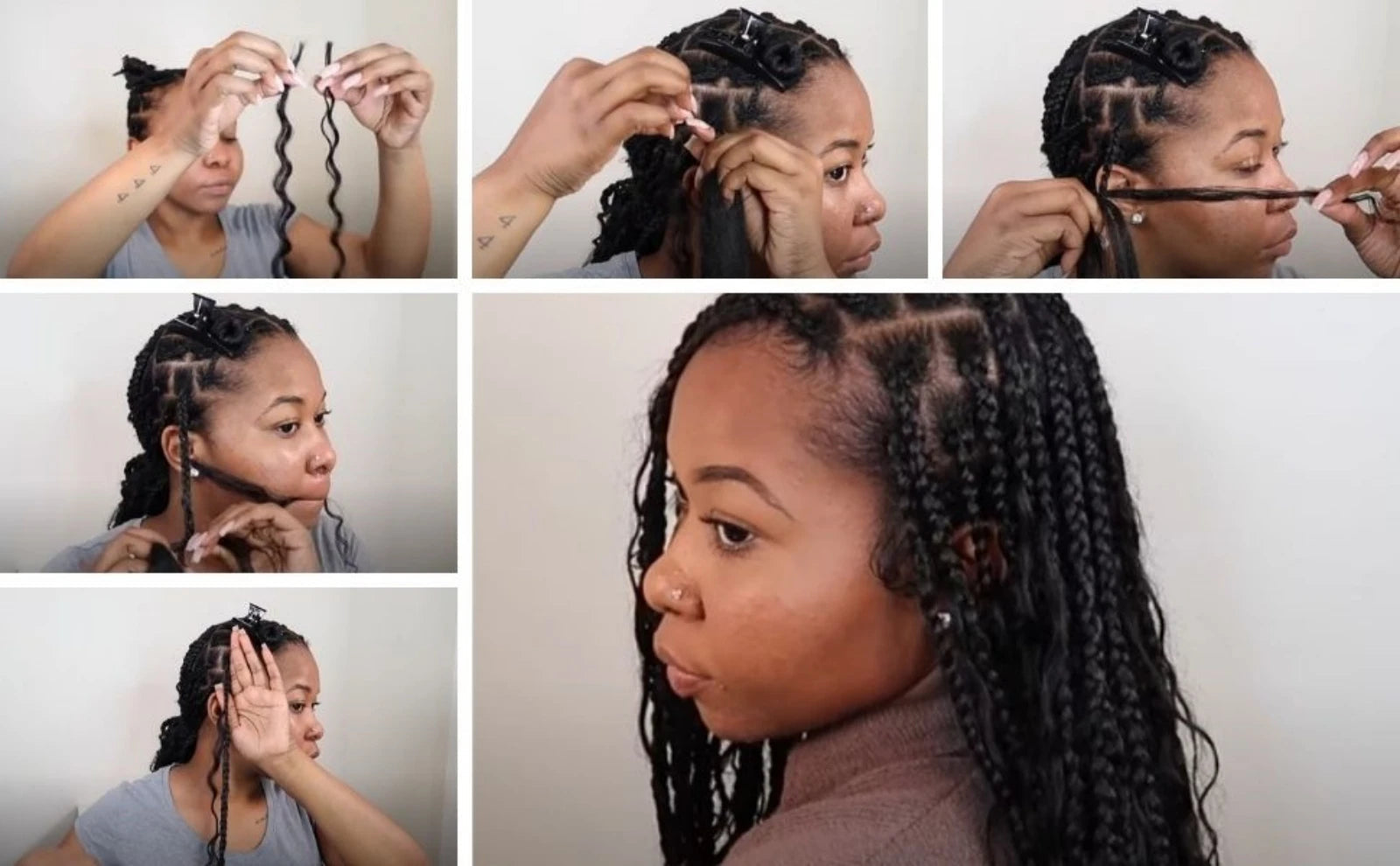 22Inch 100% Human Hair Bundle No Weft Deep Wave Curly Brazilian Virgin Hair for Boho Braid Burgundy 1 2 3 Bundles Hair for Women Viralgem Store