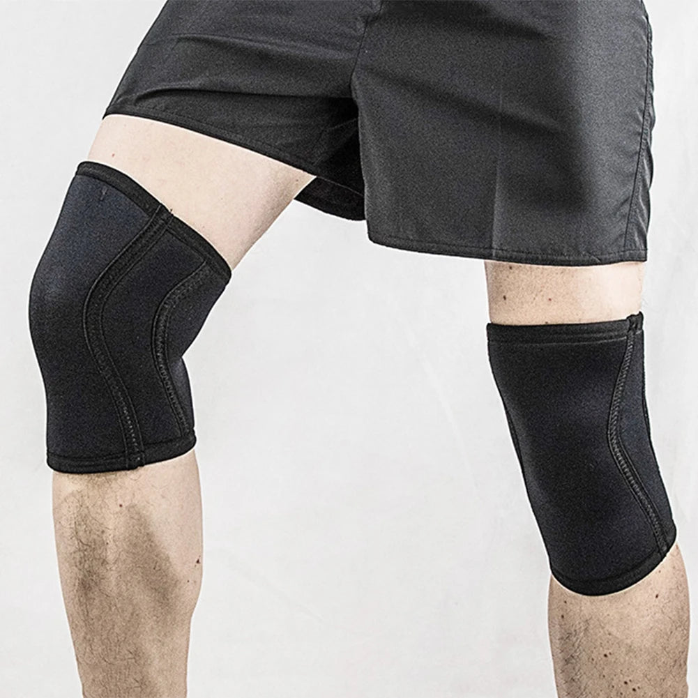 1 PC Squat 7mm Knee Sleeves Pad Support Men Women Gym Sports Compression Neoprene Knee Protector Fitness Gym Fit Weightlifting