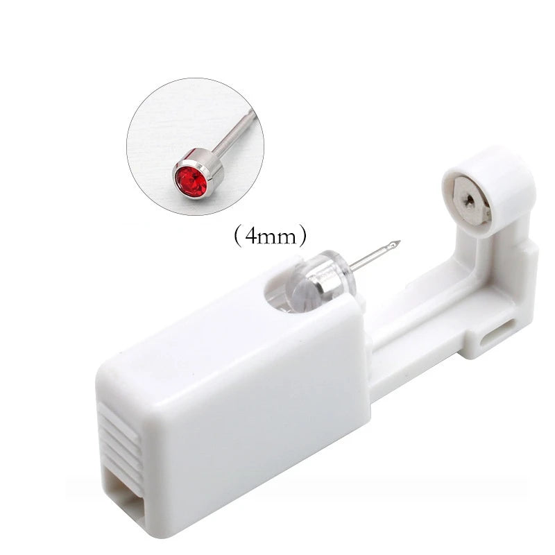 1PC Disposable Sterile Ear Piercing Unit Cartilage Tragus Helix Piercing Gun NO Pain Piercer Tool Machine Kit Stud Body Jewelry Viralgem Store