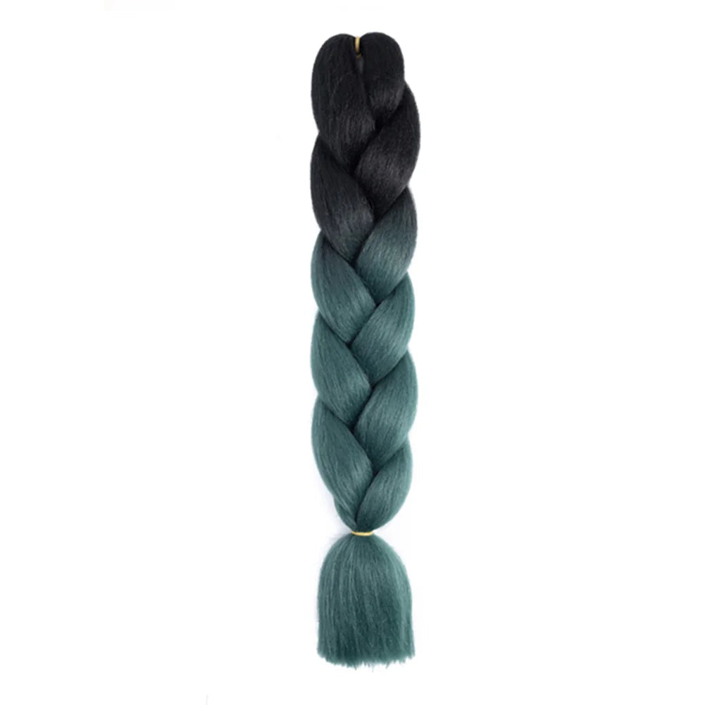 24 Inches DIY Jumbo Braiding Hair Synthetic Hair Extensions Afro Ombre Crochet Braid Hair Wholesale For Women Viralgem Store