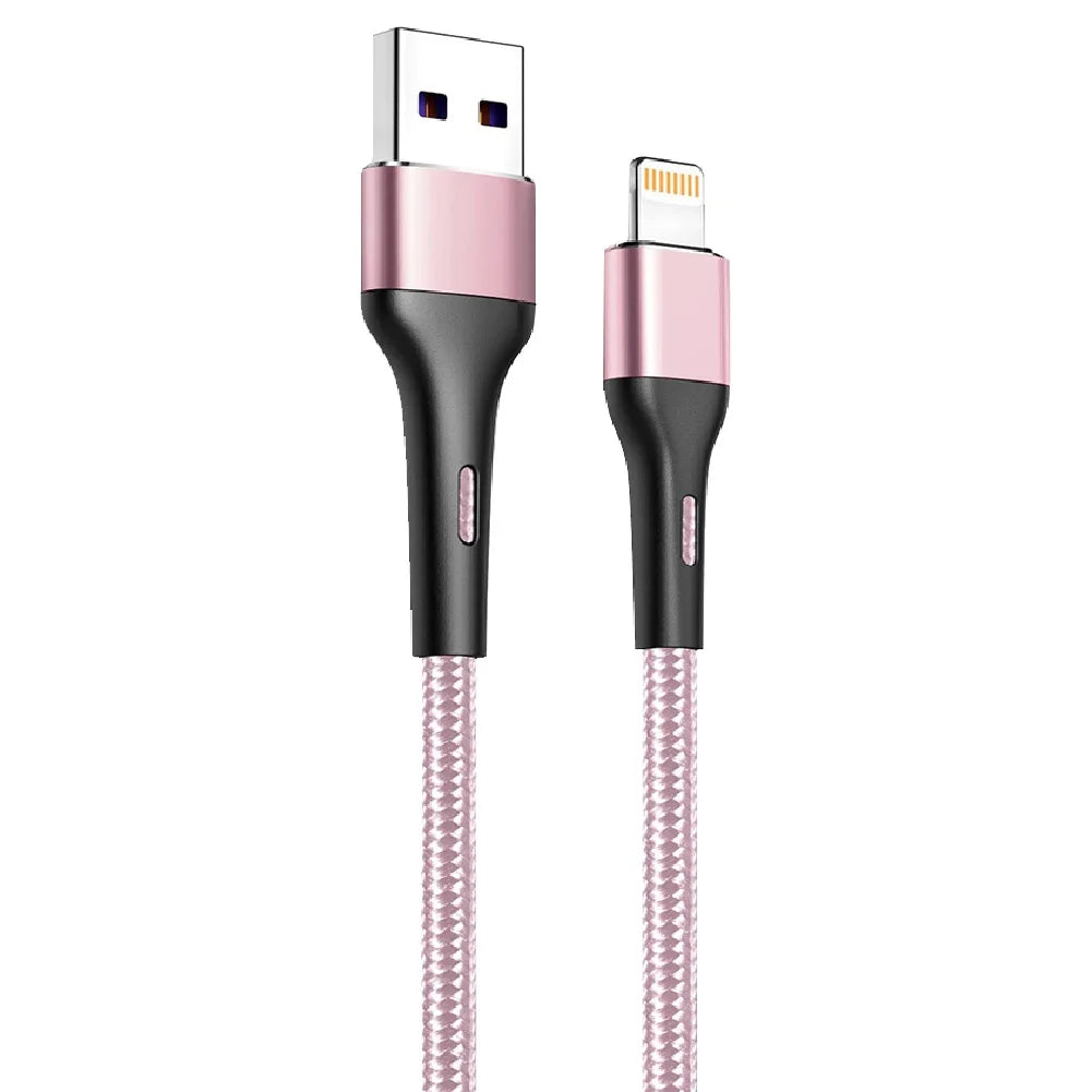 3A USB Fast Charging Cable For iPhone 14 11 12 13 Pro X XS Max 6 7 8 Plus SE iPad Cord Phone Charger Data Wire 1/2/3m 10ft
