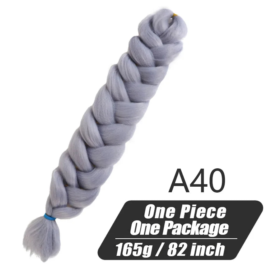 Xpression Crochet Hair Jumbo Braids Hair Kanekalon Expression Hair for Braids Synthetic Braiding Hair Extensions For Women