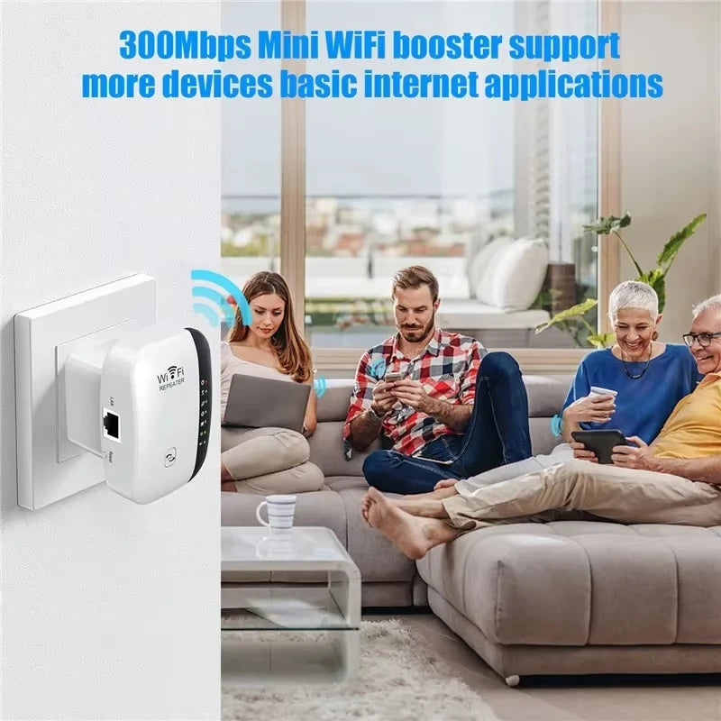 Xiaomi 300Mbps Wireless WIFI Repeater 2.4G Router Wifi Range Extender Wi-Fi Amplifier 802.11N Card Adapter For PC Home/Office