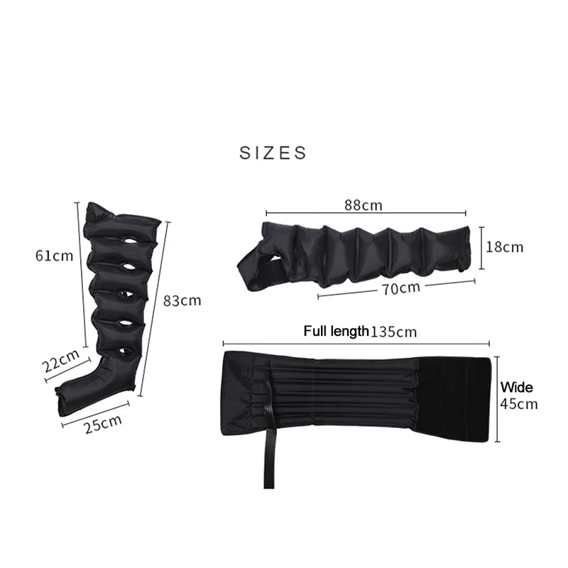 Thigh Air Compression Pressure Massager,Relieve Varicose Veins,Promote Blood Circulation,Relieve Thrombus,Leg Massager Machine